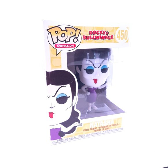 Funko Pop Natasha 450 Rocky & Bullwinkle Vinyl Figure Animation New w/ Protector - Picture 2 of 11